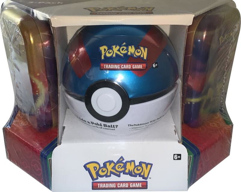 Pokemon - Poke Ball Tin + 2 Kanto Power Mini Tins - Great Ball Pokemon card from Miscellaneous Cards & Products