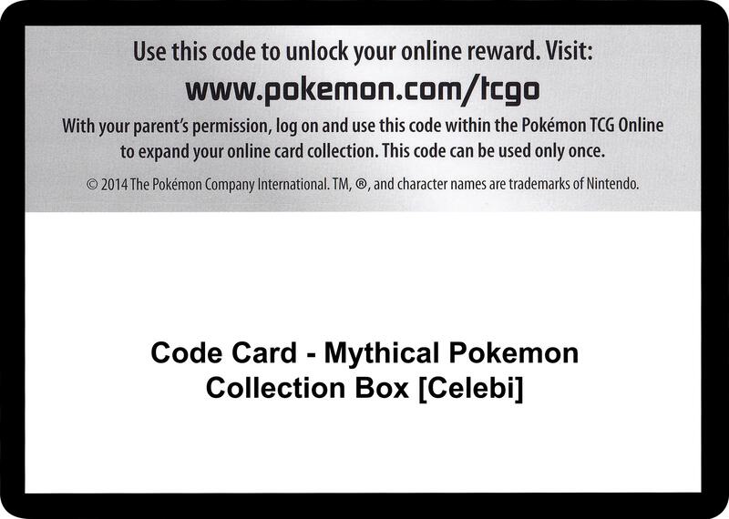 Code Card - Mythical Pokemon Collection Box [Celebi] Pokemon card from Generations