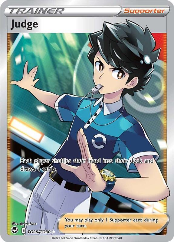 Judge Pokemon card from SWSH12: Silver Tempest Trainer Gallery