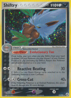Shiftry Pokemon card from EX Legend Maker