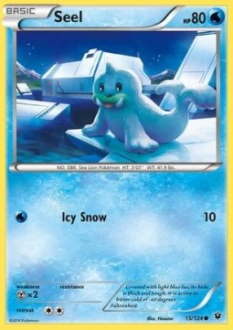 Seel Pokemon card from Fates Collide