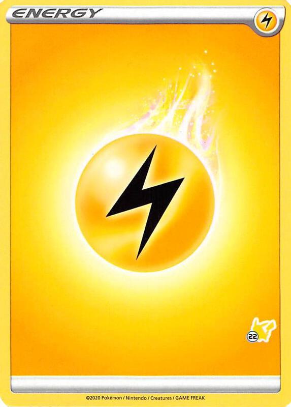Lightning Energy (#22 Pikachu Stamped) Pokemon card from Battle Academy 2022