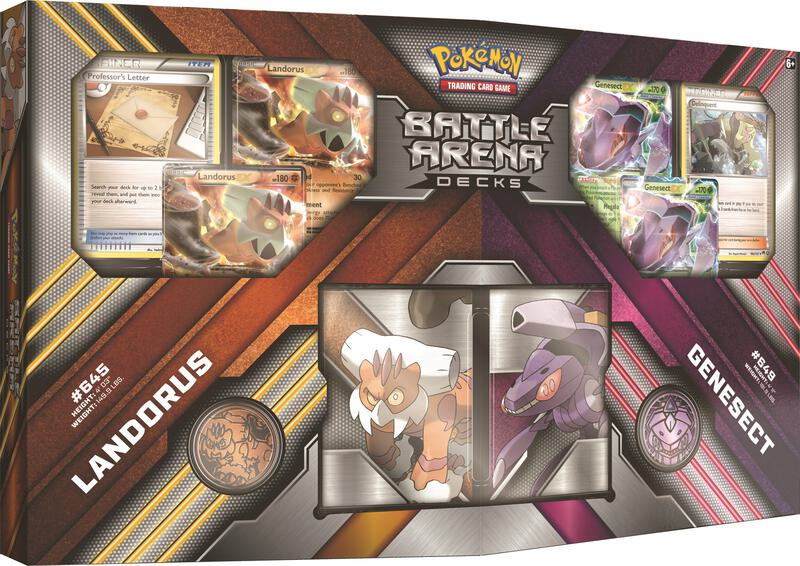 Battle Arena Decks: Landorus vs. Genesect Pokemon card from SM - Crimson Invasion
