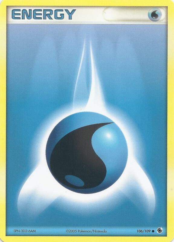 Water Energy Pokemon card from EX Battle Stadium