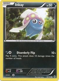 Inkay Pokemon card from XY - BREAKthrough