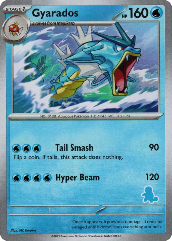 Gyarados Pokemon card from My First Battle