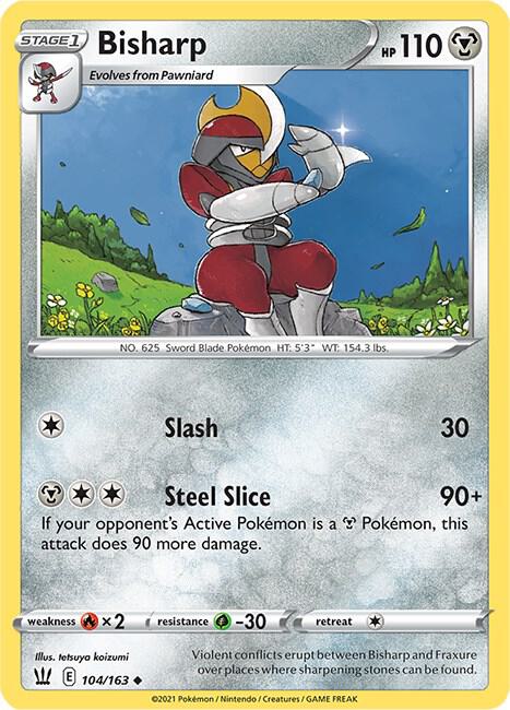 Bisharp Pokemon card from SWSH05: Battle