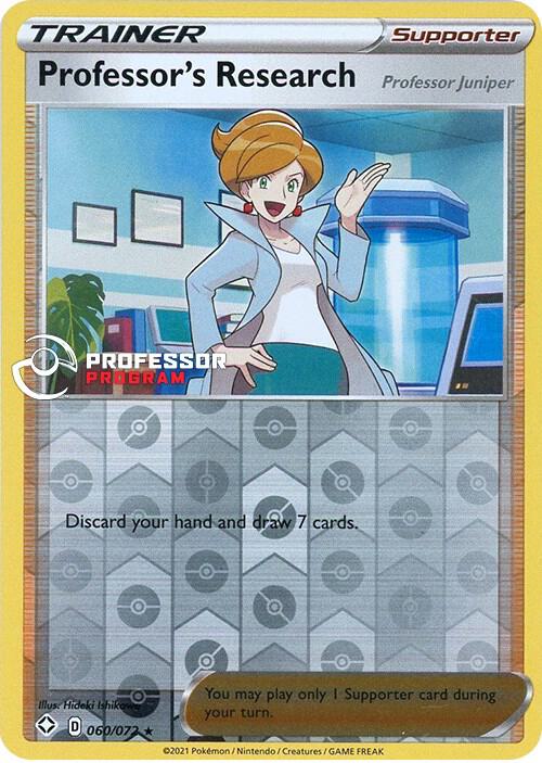 Professor's Research Pokemon card from Professor Program Promos