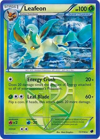 Leafeon Pokemon card from Deck Exclusives