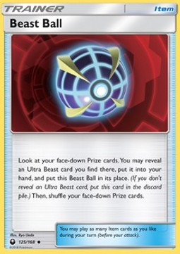 Beast Ball Pokemon card from Celestial Storm