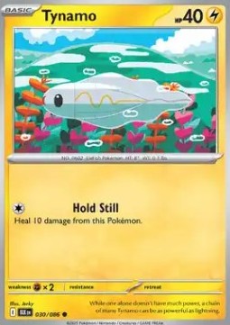 Tynamo Pokemon card from Black Bolt