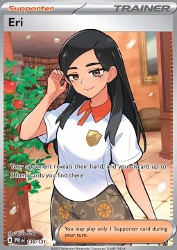 Eri Pokemon card from Prismatic Evolutions