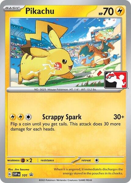 Pikachu - 101 Pokemon card from SV: Scarlet & Violet Promo Cards