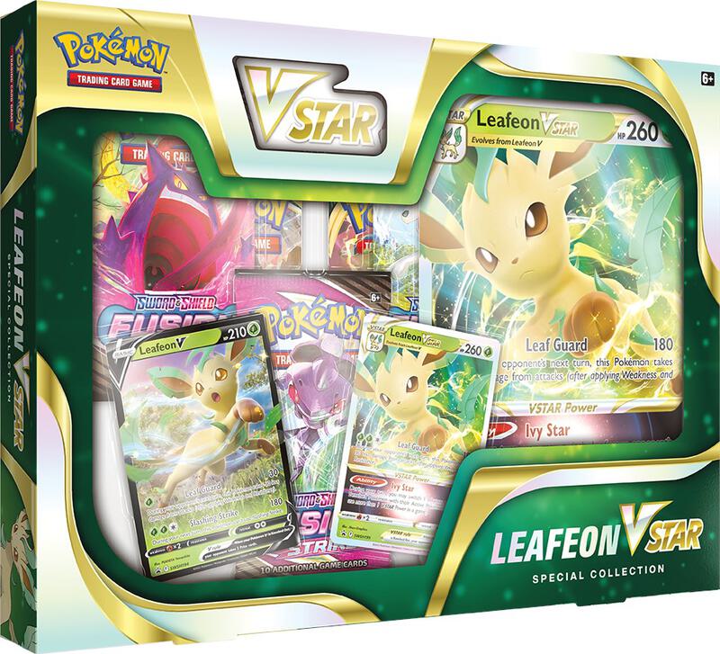 Leafeon VSTAR Special Collection Pokemon card from SWSH09: Brilliant