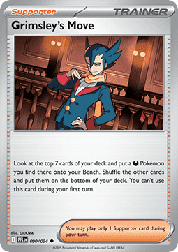 Grimsley's Move Pokemon card from Phantasmal Flames
