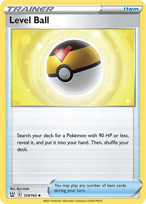 Level Ball Pokemon card from SWSH05: Battle Styles