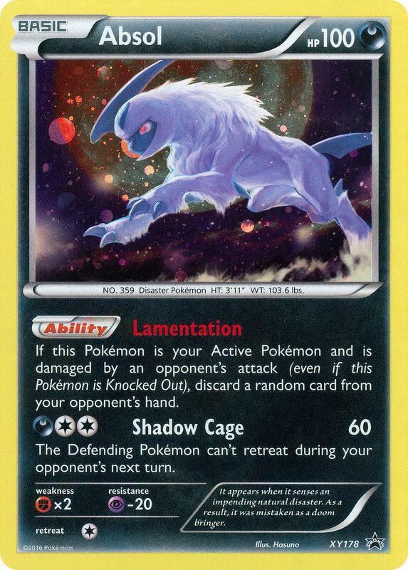 Absol - XY178 Pokemon card from XY Promos