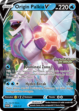Origin Forme Palkia V (S-P/ID 326) Sword & Shield Indonesian Promos ID