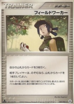 Fieldworker Pokemon card from Mirage Forest