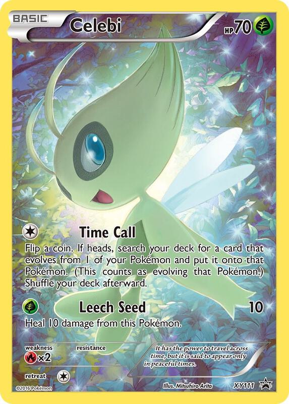 Celebi - XY111 Pokemon card from XY Promos