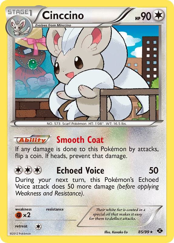 Cinccino Pokemon card from Next Destinies