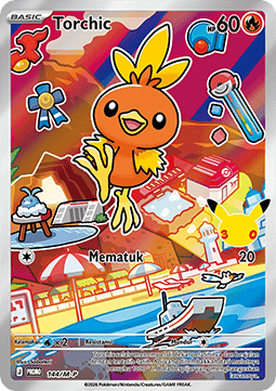 Torchic (M-P/ID 144) M-P Indonesian Promos ID