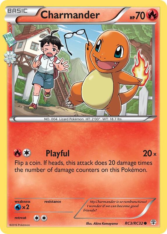 Charmander Pokemon card from Generations: Radiant Collection