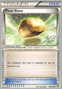 Float Stone Pokemon card from BREAKthrough