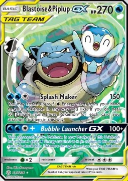 Blastoise & Piplup GX