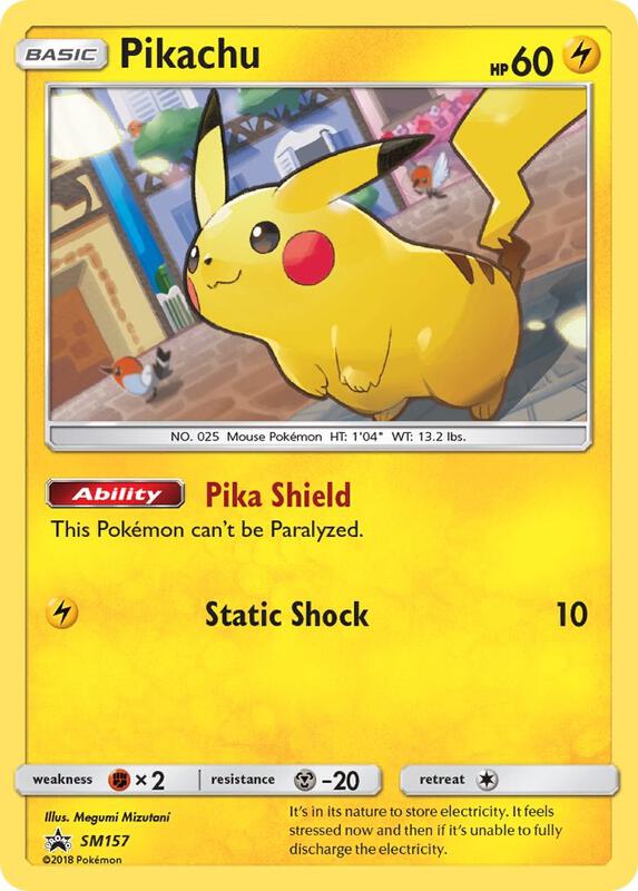 Pikachu - SM157 Pokemon card from SM Promos