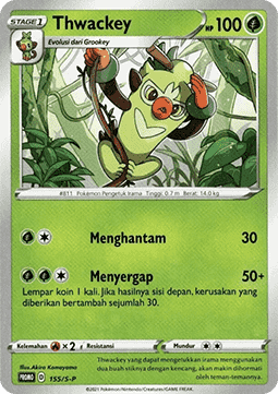 Thwackey (S-P/ID 155) Sword & Shield Indonesian Promos ID