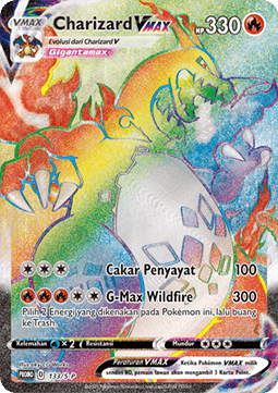 Charizard VMAX (S-P/ID 133) Sword & Shield Indonesian Promos