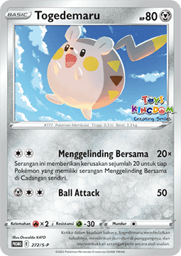Togedemaru (S-P/ID 272) Sword & Shield Indonesian Promos ID