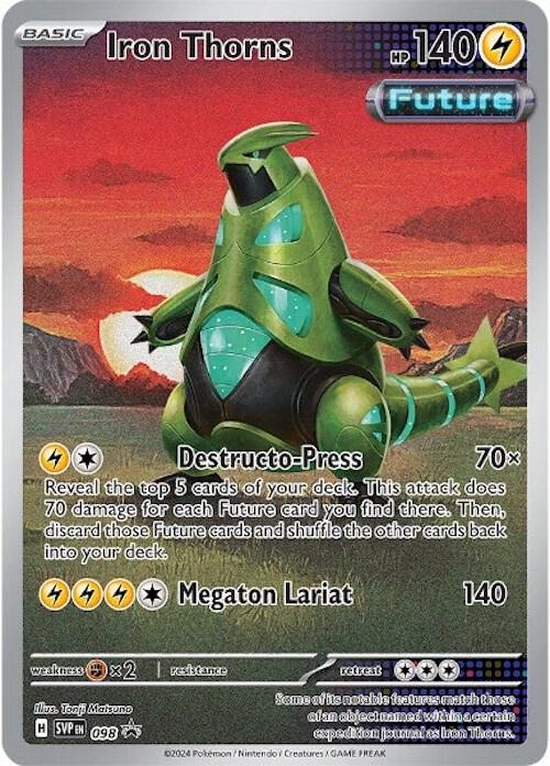 Iron Thorns - 098 Pokemon card from SV: Scarlet & Violet Promo Cards