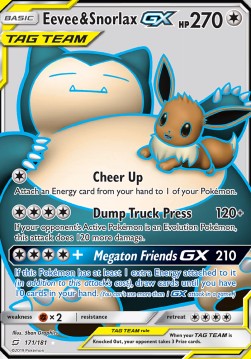 Eevee & Snorlax GX