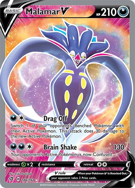 Malamar V (Full Art) Pokemon card from SWSH02: Rebel Clash