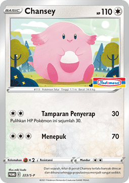 Chansey (S-P/ID 223) Sword & Shield Indonesian Promos ID