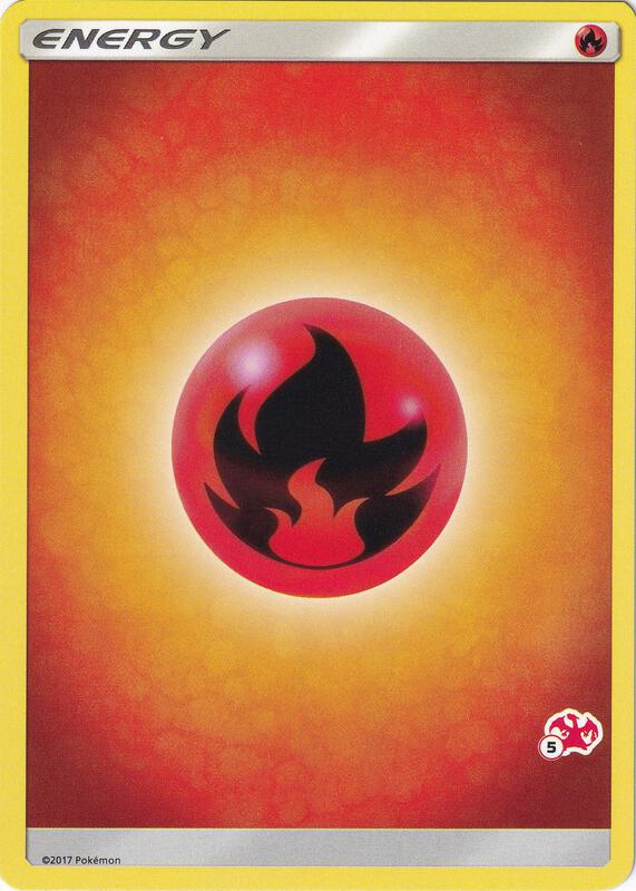 Fire Energy (#5 Charizard Stamped) Pokemon card from Battle Academy