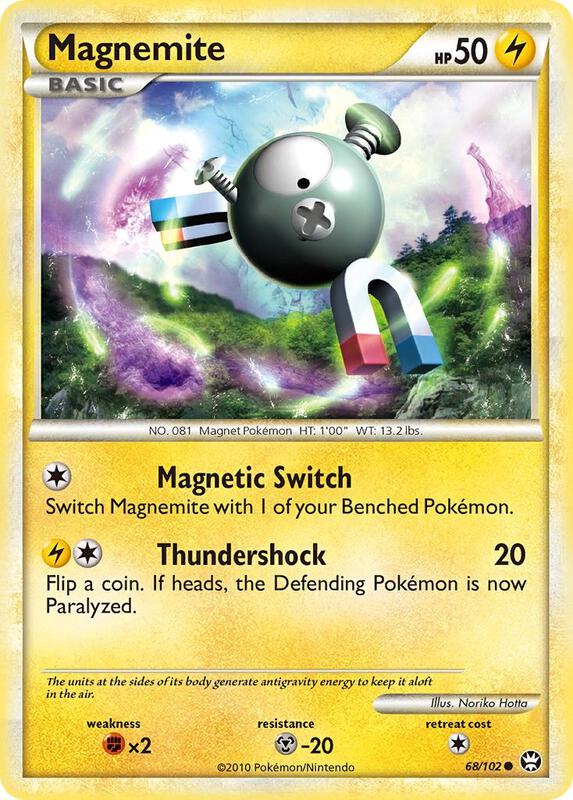 Magnemite Pokemon card from Triumphant