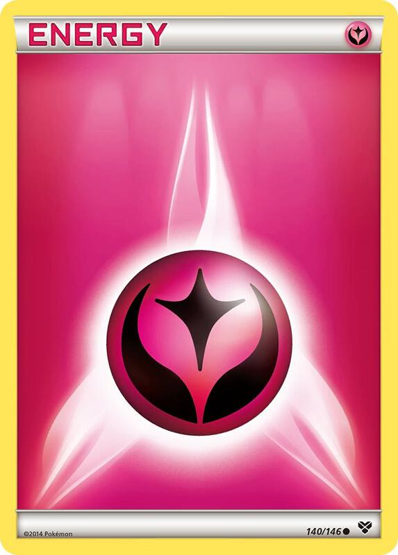 Fairy Energy Pokemon card from XY Base Set