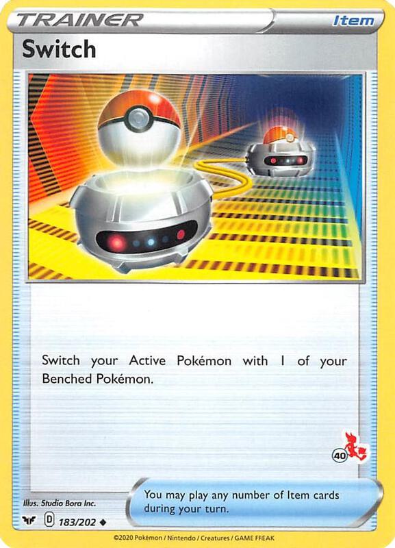 Switch Pokemon card from Battle Academy 2022
