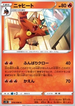 Torracat Pokemon card from Paradigm Trigger