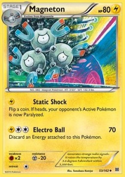 Magneton Pokemon card from BREAKthrough