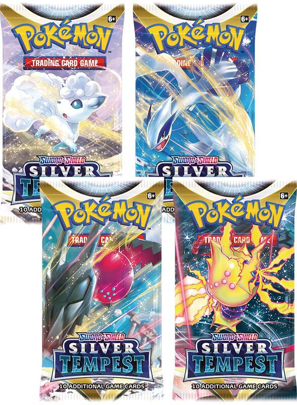 Silver Tempest Booster Pack Art Bundle [Set of 4] Pokemon card from SWSH12: Silver