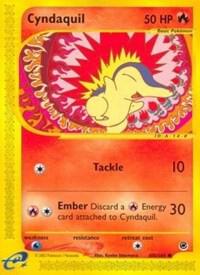 Cyndaquil (105) Pokemon card from Expedition