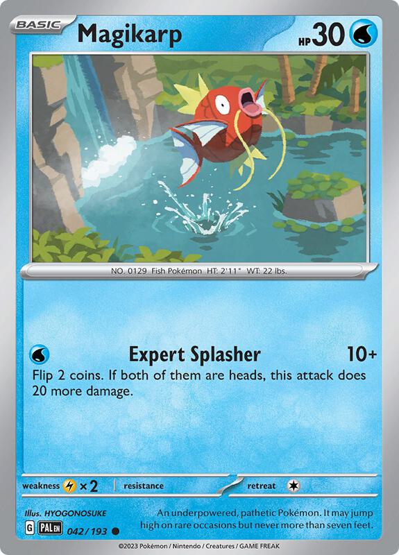 Magikarp Pokemon card from SV02: Paldea Evolved