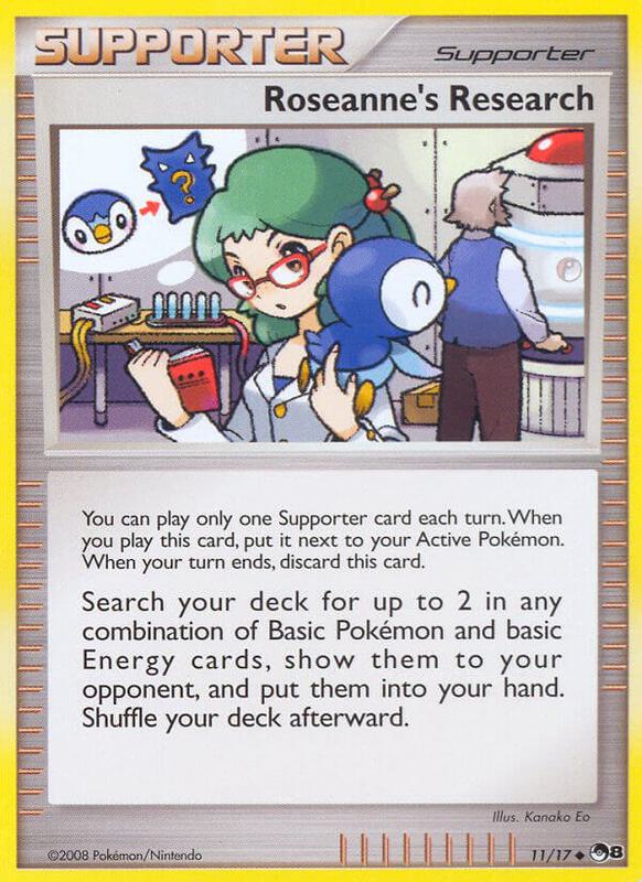 Roseanne's Research Pokemon card from POP Series 8