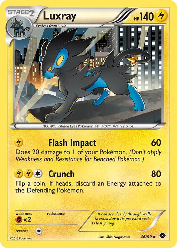 Luxray Pokemon card from Next Destinies