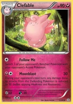 Clefable (Holo) Pokemon card from Generations
