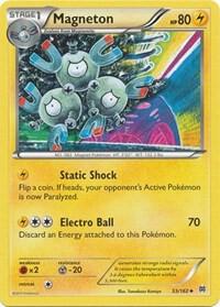 Magneton Pokemon card from XY - BREAKthrough